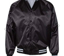 Load image into Gallery viewer, Satin Baseball Jacket