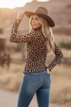 Load image into Gallery viewer, Leave her Wild Mesh Long Sleeve Top