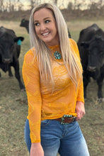 Load image into Gallery viewer, Golden Afternoon Lace Top