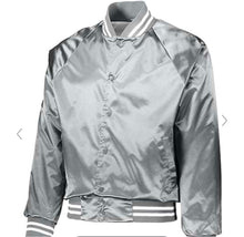 Load image into Gallery viewer, Satin Baseball Jacket