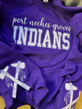 Load image into Gallery viewer, PNG INDIANS Side cut Sweatshirt