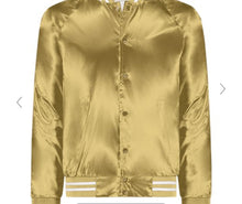 Load image into Gallery viewer, Satin Baseball Jacket
