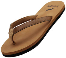 Load image into Gallery viewer, Carter Men’s Flip Flop Thong Sandal- Camel