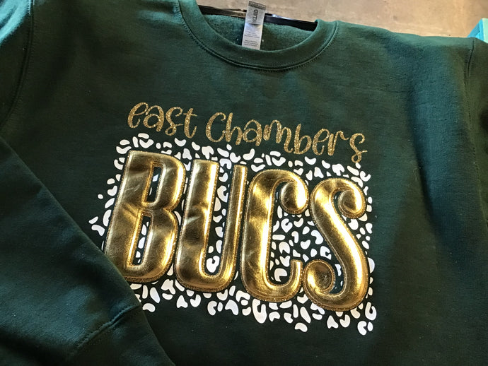 Gold Puff Sweatshirt