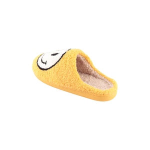 HDS3744-SMILEY FACE FUZZY FLEECE SOFT SLIPPER ASSORTED SIZE