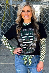 Pep Rally Mesh Top
