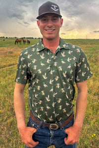 Flee The Flock Mens Polo