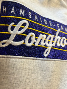 Fire It Up School Spirit Glitter Appliqué Sweatshirt