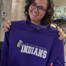 Load image into Gallery viewer, PNG INDIANS Side cut Sweatshirt
