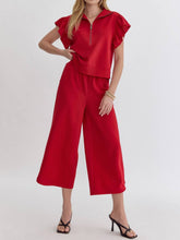 Load image into Gallery viewer, Adored Cropped Wide-Leg Pants Set
