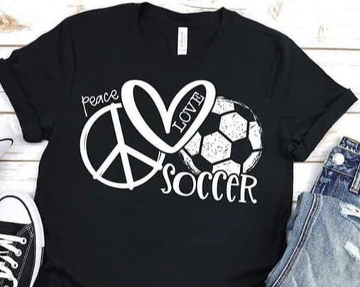 Peace love soccer