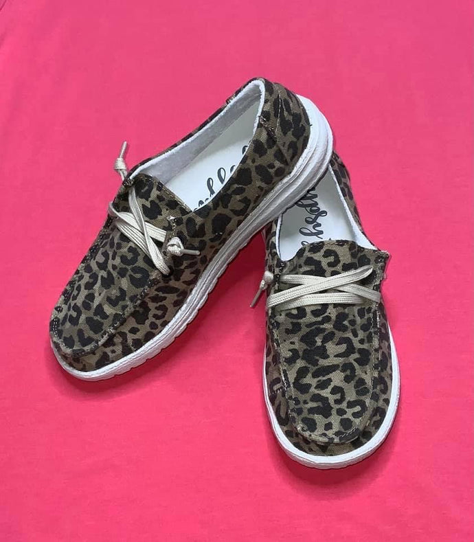 Vintage Cheetah Gypsy Jazz Sneakers